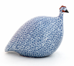 Ceramic guinea fowl